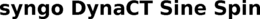 SYNGO DYNACT SINE SPIN trademark