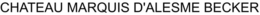 CHATEAU MARQUIS D'ALESME BECKER trademark