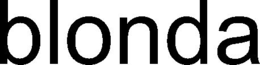 BLONDA trademark