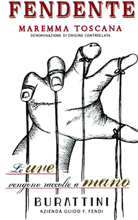 FENDENTE MAREMMA TOSCANA LE UVE VENGONORACCOLTE A MANO BURATTINI trademark