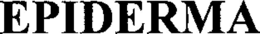 EPIDERMA trademark