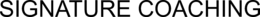 SIGNATURE COACHING trademark