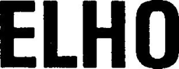 ELHO trademark