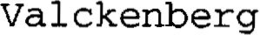 VALCKENBERG trademark