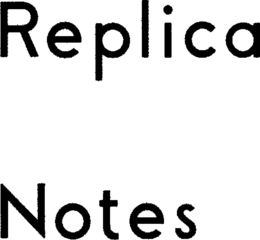 REPLICA NOTES trademark