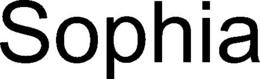 SOPHIA trademark