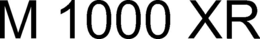 M 1000 XR trademark