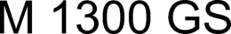 M 1300 GS trademark