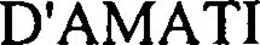 D'AMATI trademark