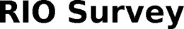 RIO SURVEY trademark