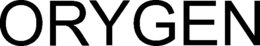 ORYGEN trademark