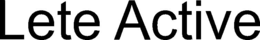 LETE ACTIVE trademark