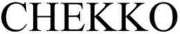 CHEKKO trademark