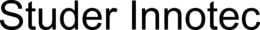 STUDER INNOTEC trademark