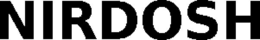 NIRDOSH trademark