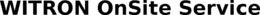 WITRON ONSITE SERVICE trademark