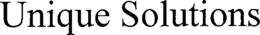UNIQUE SOLUTIONS trademark