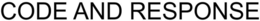 CODE AND RESPONSE trademark