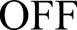 OFF trademark
