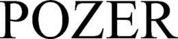 POZER trademark