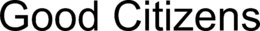 GOOD CITIZENS trademark