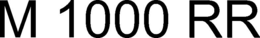 M 1000 RR trademark