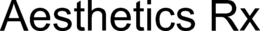 AESTHETICS RX trademark