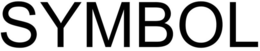 SYMBOL trademark