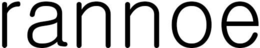 RANNOE trademark