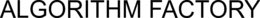 ALGORITHM FACTORY trademark