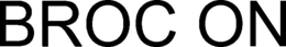 BROC ON trademark