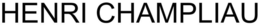 HENRI CHAMPLIAU trademark
