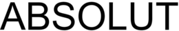 ABSOLUT trademark