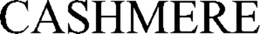 CASHMERE trademark