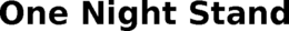 ONE NIGHT STAND trademark