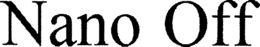 NANO OFF trademark