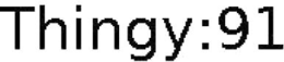 THINGY:91 trademark