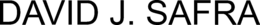 DAVID J. SAFRA trademark
