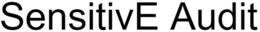 SENSITIVE AUDIT trademark