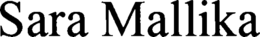 SARA MALLIKA trademark