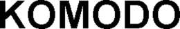 KOMODO trademark