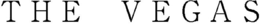THE VEGAS trademark
