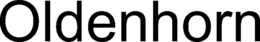 OLDENHORN trademark