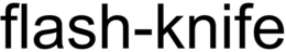 FLASH-KNIFE trademark