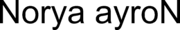 NORYA AYRON trademark