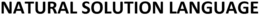 NATURAL SOLUTION LANGUAGE trademark