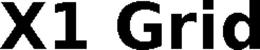 X1 GRID trademark