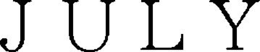 JULY trademark