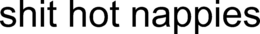 SHIT HOT NAPPIES trademark