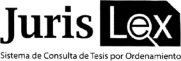 JURIS LEX SISTEMA DE CONSULTA DE TESIS POR ORDENAMIENTO trademark